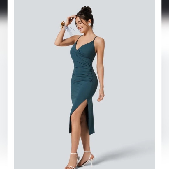 Halara Softlyzero Airy LaceUp Bodycon Dress - Picture 4 of 4